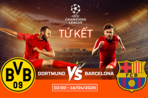 Soi kèo cuộc chiến Dortmund vs Barcelona lúc 02:00 ngày 16/04