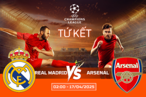 Soi kèo cuộc chiến Real Madrid vs Arsenal lúc 02:00 ngày 17/04